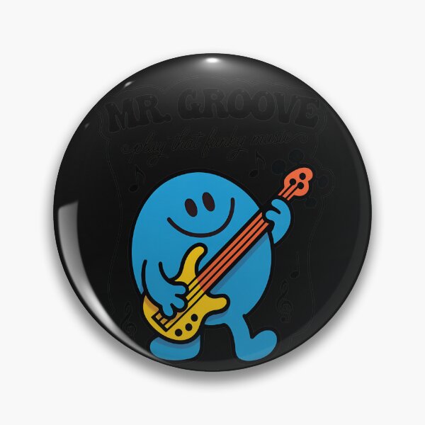 Item preview, Groovy Funk Music Bass Guitar Player Cartoon designed and sold by MiniStars9897.