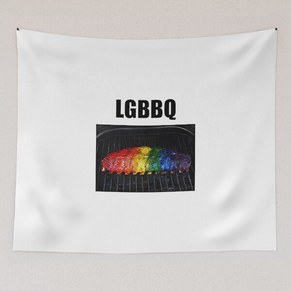 Item preview, LGBBQ LGBTQ BBQ funny designed and sold by DeionGoldner.