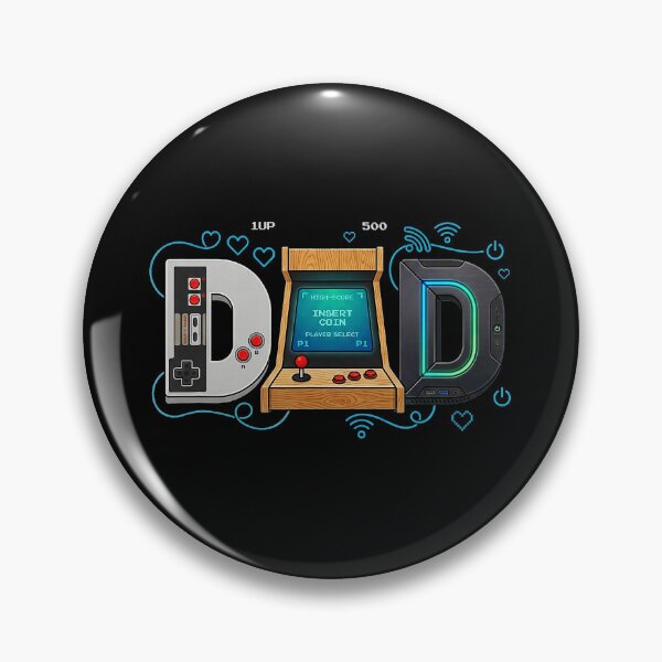 Item preview, Gamer Dad Retro Arcade Machine Vintage Video Game designed and sold by zamiokaline.
