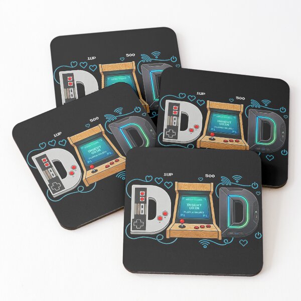 Item preview, Gamer Dad Retro Arcade Machine Vintage Video Game designed and sold by zamiokaline.
