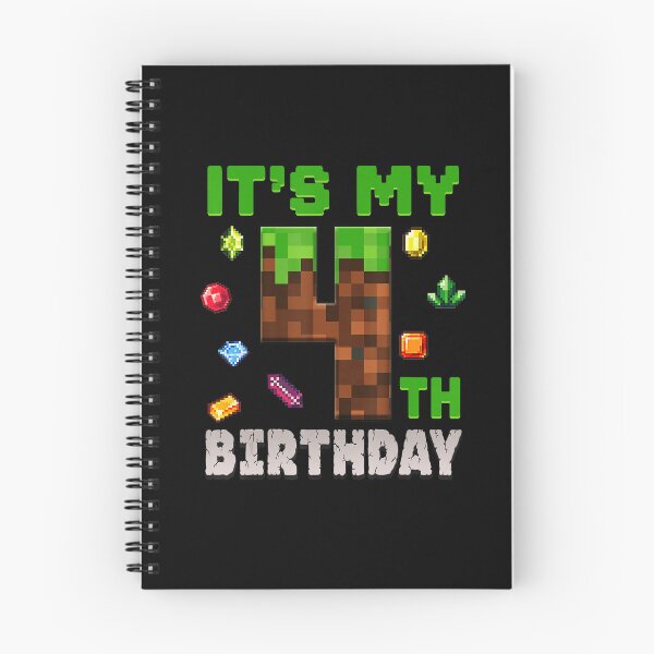 Item preview, Its My 4th Birthday Pixel Gaming Party for Four Year Olds designed and sold by FGTV2021.
