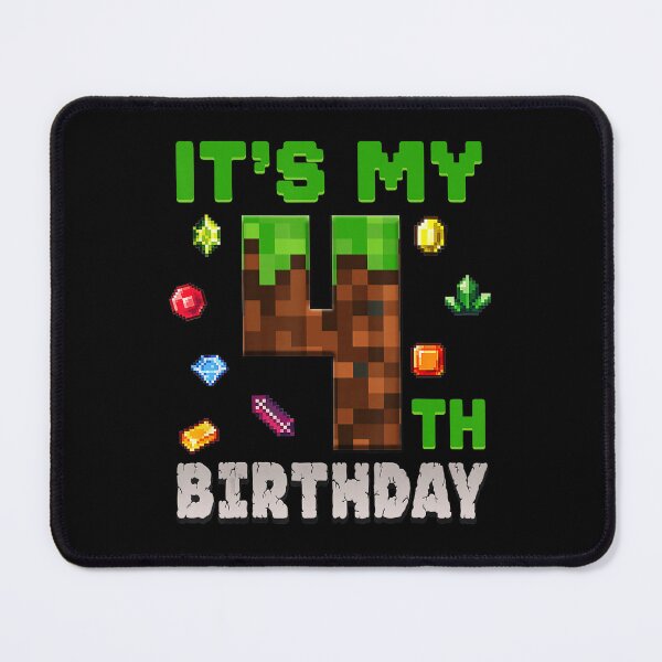 Item preview, Its My 4th Birthday Pixel Gaming Party for Four Year Olds designed and sold by FGTV2021.