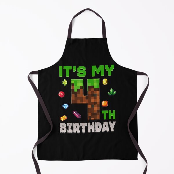 Item preview, Its My 4th Birthday Pixel Gaming Party for Four Year Olds designed and sold by FGTV2021.