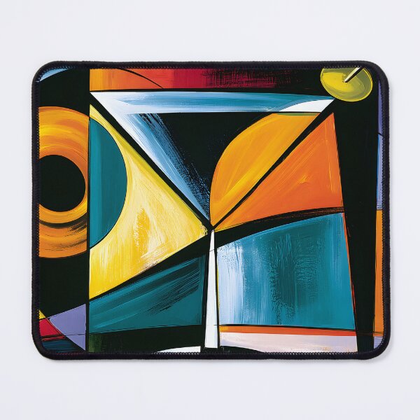 Item preview, Cocktail Geometry After Dark - Vibrant Abstraction Crafted from Bold Lines Color and Modern Elegance designed and sold by OlfactoART Studio.
