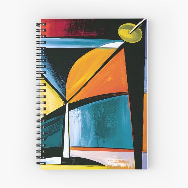 Item preview, Cocktail Geometry After Dark - Vibrant Abstraction Crafted from Bold Lines Color and Modern Elegance designed and sold by OlfactoART Studio.