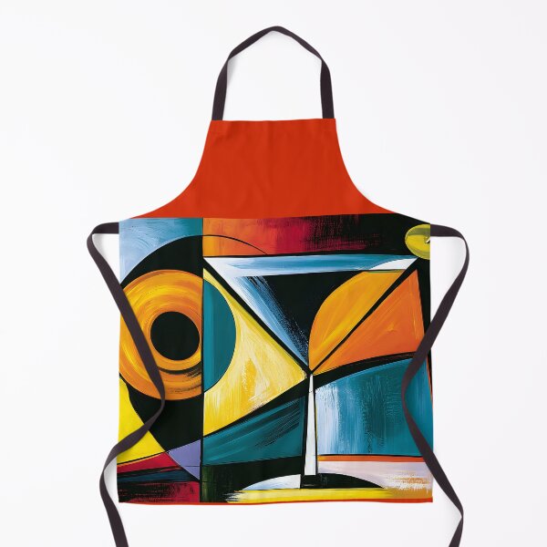 Item preview, Cocktail Geometry After Dark - Vibrant Abstraction Crafted from Bold Lines Color and Modern Elegance designed and sold by OlfactoART Studio.