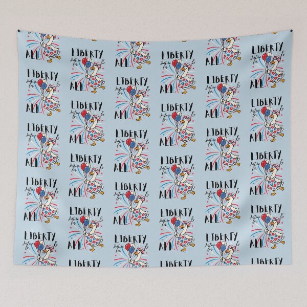 Item preview, Silly Goose Floral USA Girl, Liberty and Justice for All, America 250 Years designed and sold by Forevermore.