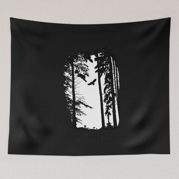 Item preview, Forest Silhouette Trees Minimalist Graphic designed and sold by MiniStars9897.