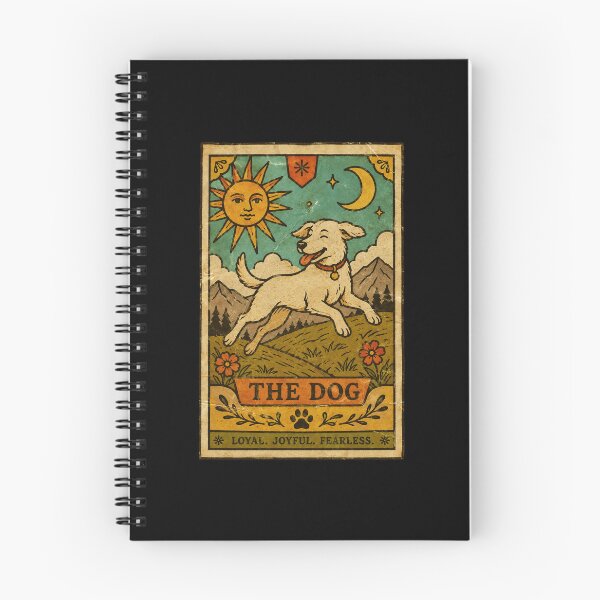 Item preview, Vintage Dog Tarot Style With Loyal Joyful Spirit designed and sold by ferminhays.