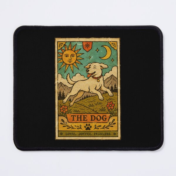 Item preview, Vintage Dog Tarot Style With Loyal Joyful Spirit designed and sold by ferminhays.