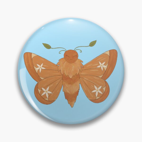 Item preview, Orange Blossom Moth designed and sold by MoongirlGardens.