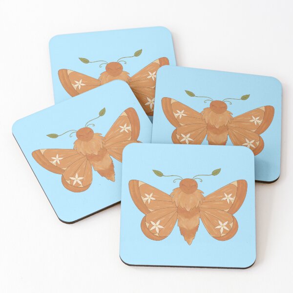 Item preview, Orange Blossom Moth designed and sold by MoongirlGardens.
