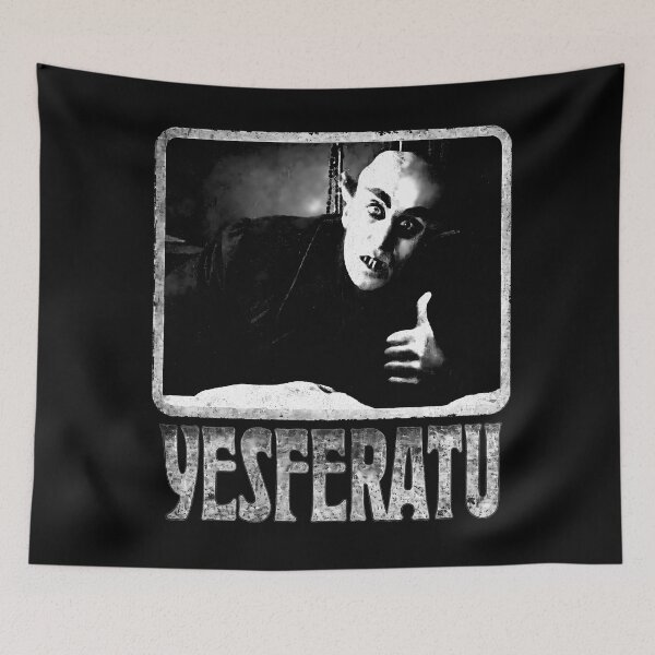 Aperçu de l'œuvre Yesferatu drôle Nosferatu positif créée et vendue par NoThoughtsCat.