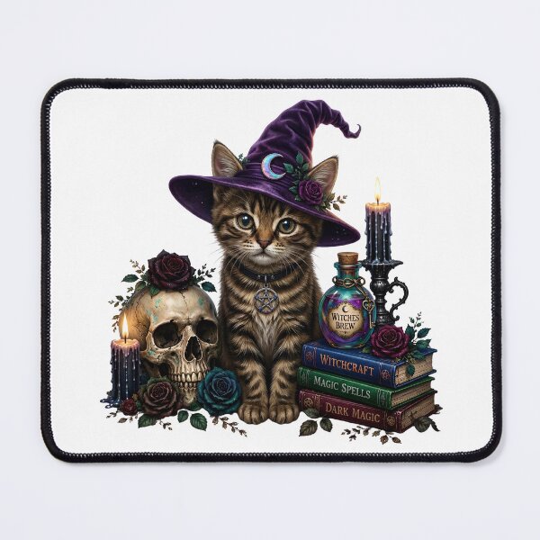 Item preview, Witch's Brew Kitty  | Cute Spooky Cat. designed and sold by HorrorInkStudio.
