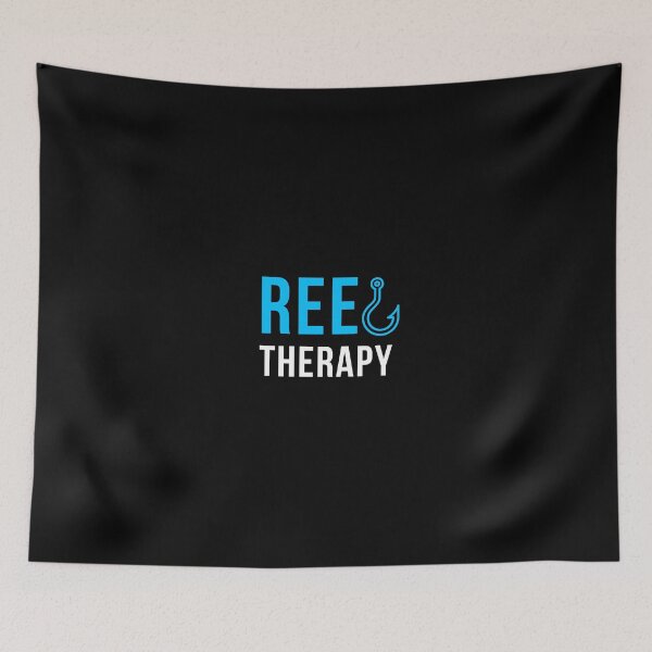 Item preview, Reel Therapy Funny Fishing T-Shirt Fisherman Gift Fishing Humor Angler Tee designed and sold by TongTang.