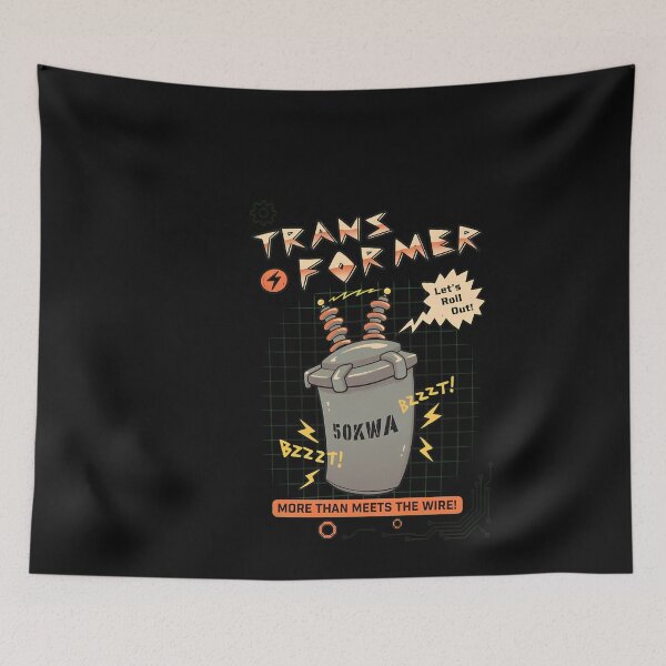 Item preview, Retro Electric Power Energy Pun  designed and sold by Prof4Artist.