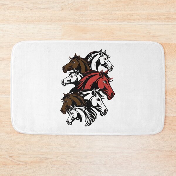 Item preview, Seven Horse Fantasy Design – Power, Speed and Legendary Energy Art designed and sold by ArtsyExplorer.