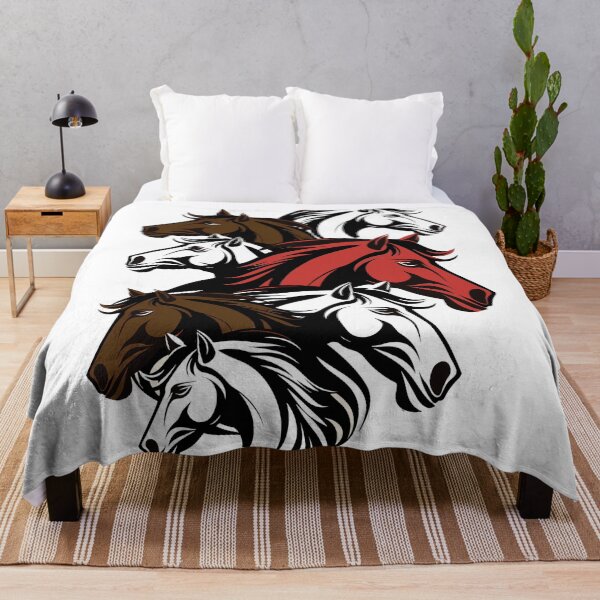 Item preview, Seven Horse Fantasy Design – Power, Speed and Legendary Energy Art designed and sold by ArtsyExplorer.