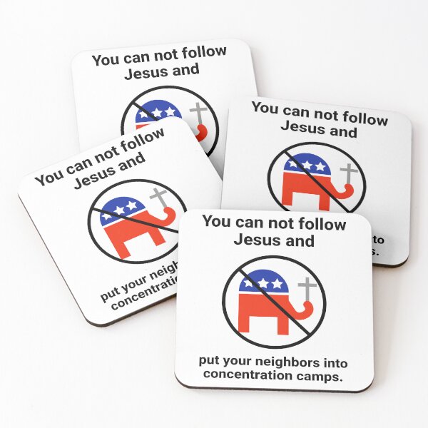 Item preview, You can not follow Jesus and put your neighbors into concentration camps. designed and sold by Rachel the Artist .