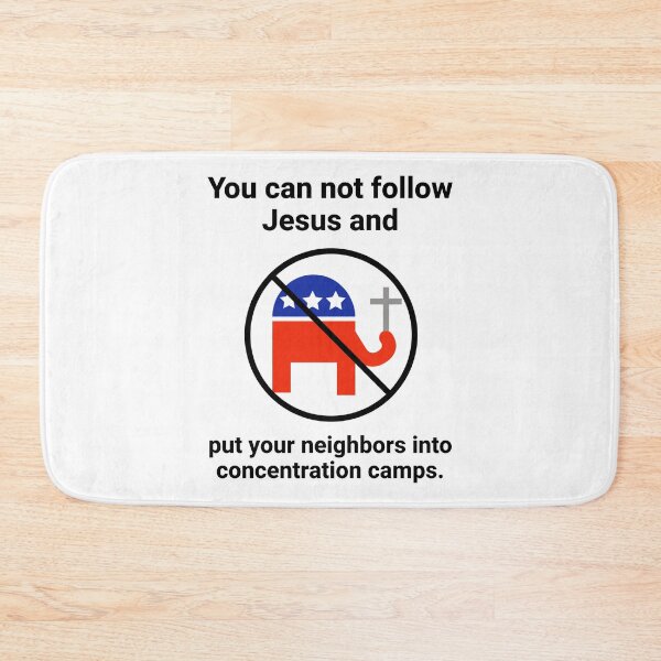 Item preview, You can not follow Jesus and put your neighbors into concentration camps. designed and sold by Rachel the Artist .