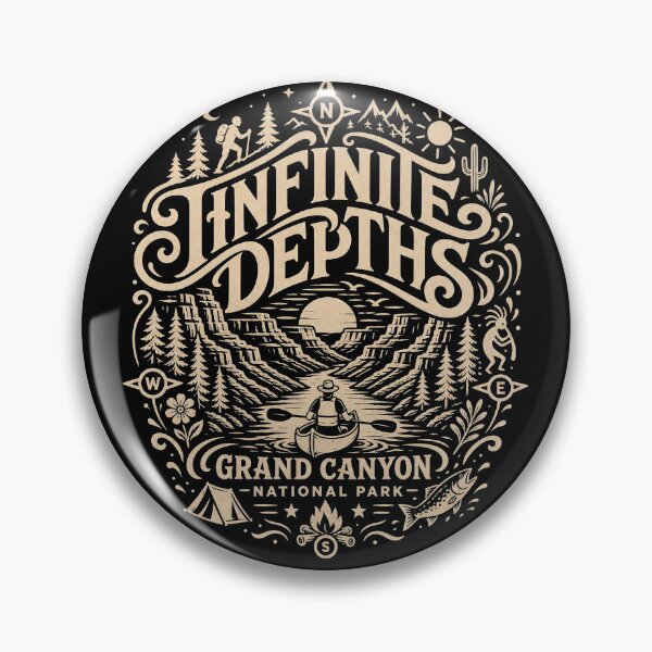 Item preview, GRAND CANYON National Park. Infinite Depths. designed and sold by Birdie and Flynn.