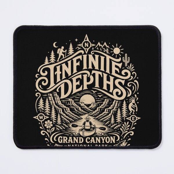 Item preview, GRAND CANYON National Park. Infinite Depths. designed and sold by Birdie and Flynn.