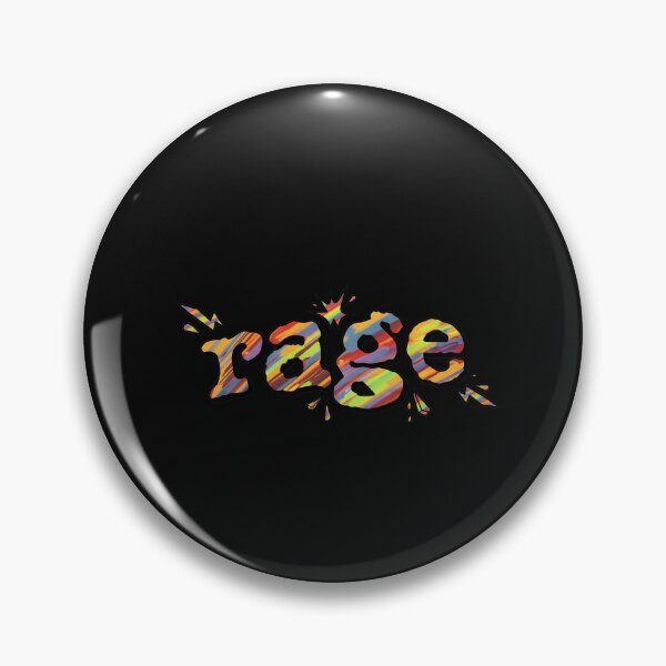 Item preview, Rage Abstract Colorful Expression Typography designed and sold by Prof4Artist.
