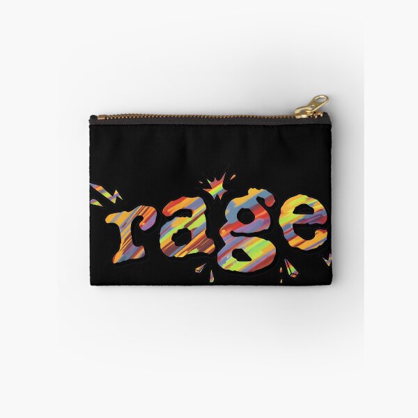 Item preview, Rage Abstract Colorful Expression Typography designed and sold by Prof4Artist.