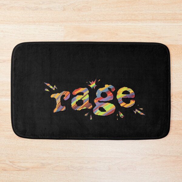 Item preview, Rage Abstract Colorful Expression Typography designed and sold by Prof4Artist.