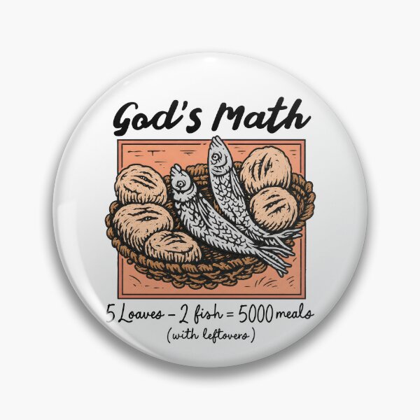 Item preview, Gods Math Loaves And Fishes designed and sold by ElizabethMorri2.