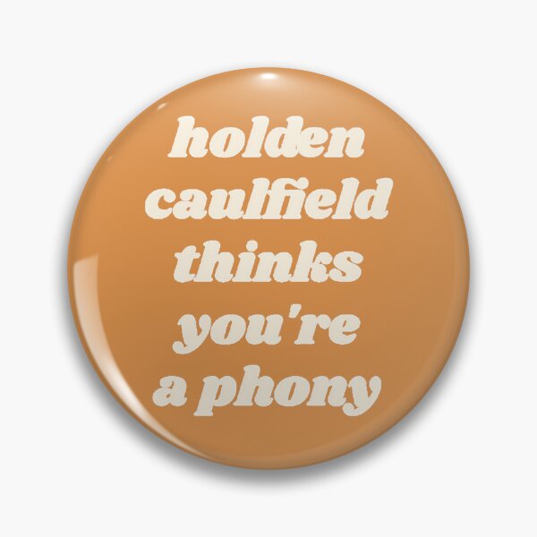 Item preview, You're a Phony Black designed and sold by NoThoughtsCat.
