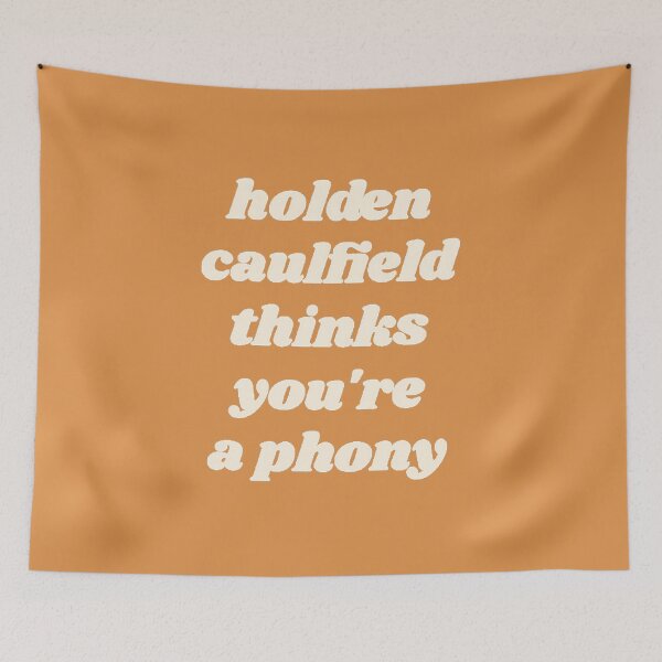 Item preview, You're a Phony Black designed and sold by NoThoughtsCat.