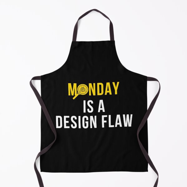 Item preview, Monday Is A Design Flaw Funny Work Sticker Office Humor Anti Monday Gift designed and sold by TongTang.