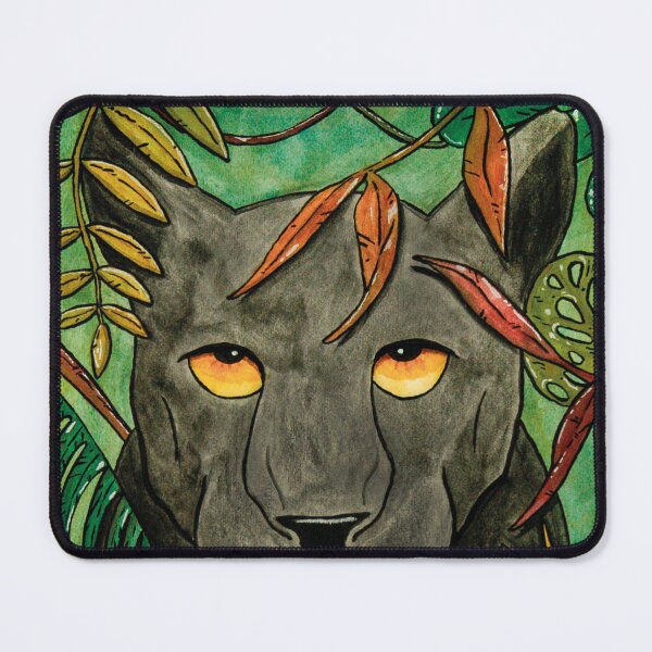 Item preview, Panther in the Jungle - Traditional Watercolor Art designed and sold by New Worlds.