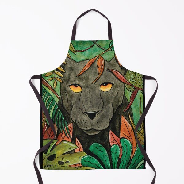 Item preview, Panther in the Jungle - Traditional Watercolor Art designed and sold by New Worlds.