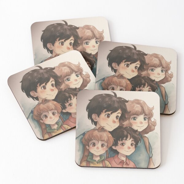 Item preview, Anime Family Portrait designed and sold by Solace Sparkles.