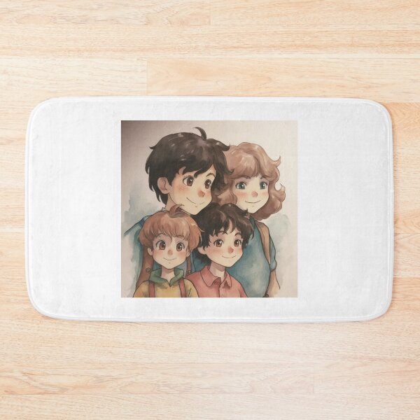 Item preview, Anime Family Portrait designed and sold by Solace Sparkles.