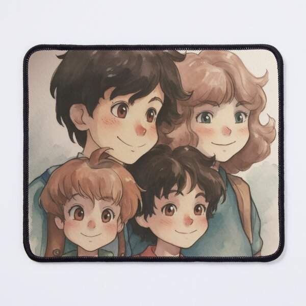 Item preview, Anime Family Portrait designed and sold by Solace Sparkles.