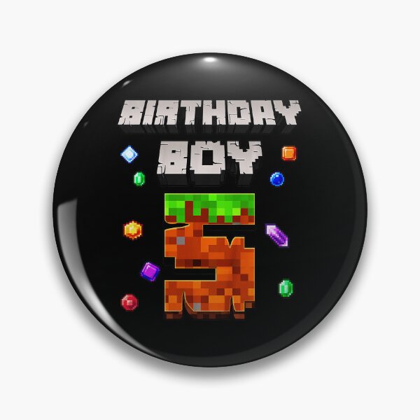 Item preview, Pixel Number Five Birthday for Young Gaming Fans designed and sold by FGTV2021.