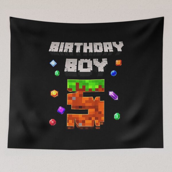 Item preview, Pixel Number Five Birthday for Young Gaming Fans designed and sold by FGTV2021.