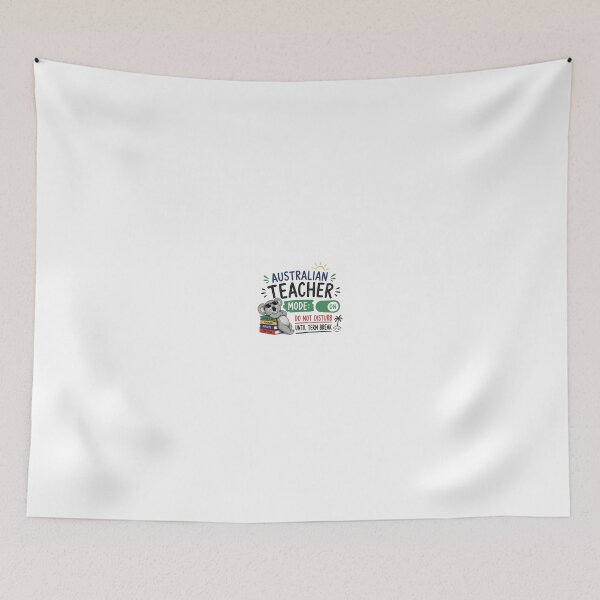 Item preview, Australian Teacher - Mode: On - Do Not Disturb Until Term Break designed and sold by CuratedByAdam.