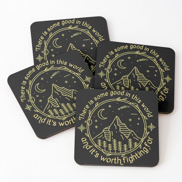 Item preview, Mountain Night Line Art Quote  designed and sold by Prof4Artist.