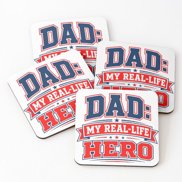 Item preview, Dad My Real-Life Hero Father's Day Gift for Him designed and sold by Vibrantdream.