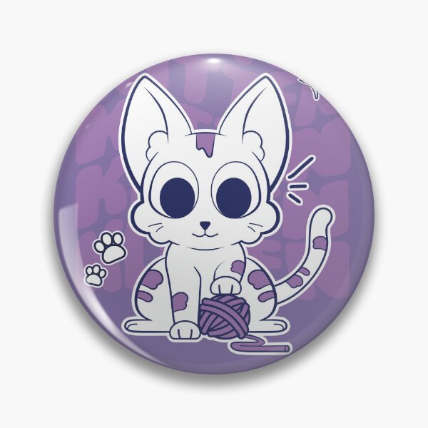 Item preview, Cute Cat - Purple designed and sold by New Worlds.