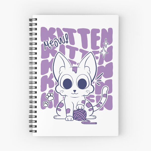 Item preview, Cute Cat - Purple designed and sold by New Worlds.