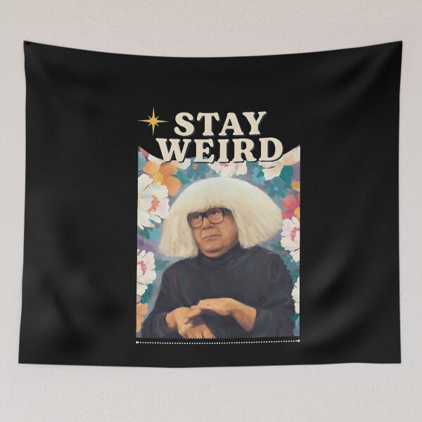 Item preview, Wig Portrait Floral Art Funny Meme designed and sold by Prof4Artist.