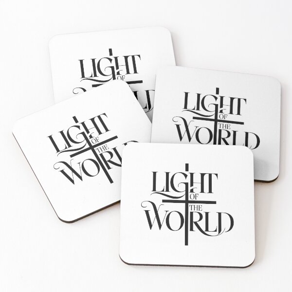 Item preview, Light Of The World Christian Cross Scripture Faith Based Design designed and sold by HahaHandlesHub.