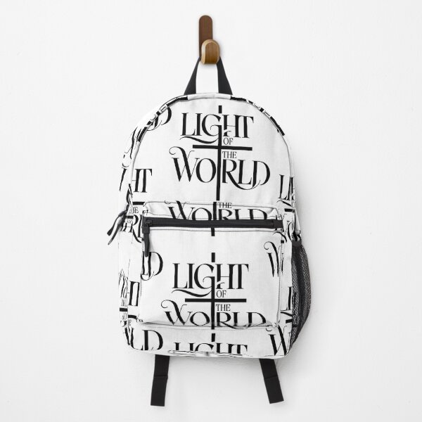 Item preview, Light Of The World Christian Cross Scripture Faith Based Design designed and sold by HahaHandlesHub.
