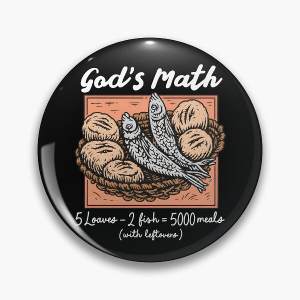 Item preview, Gods Math Loaves And Fishes designed and sold by ElizabethMorri2.