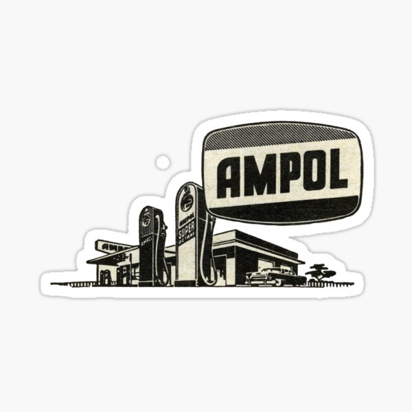 THE SAINTS & AMPOL promo Vinyl Decal Sticker ST KILDA VFL AFL OILS PETROL 
